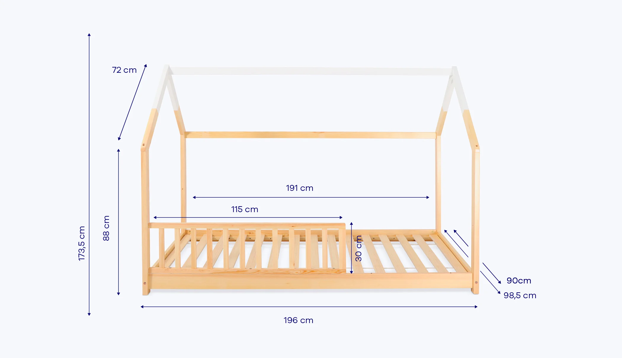 Barrière pour lit cabane Odyssée et Céleste - Image 5