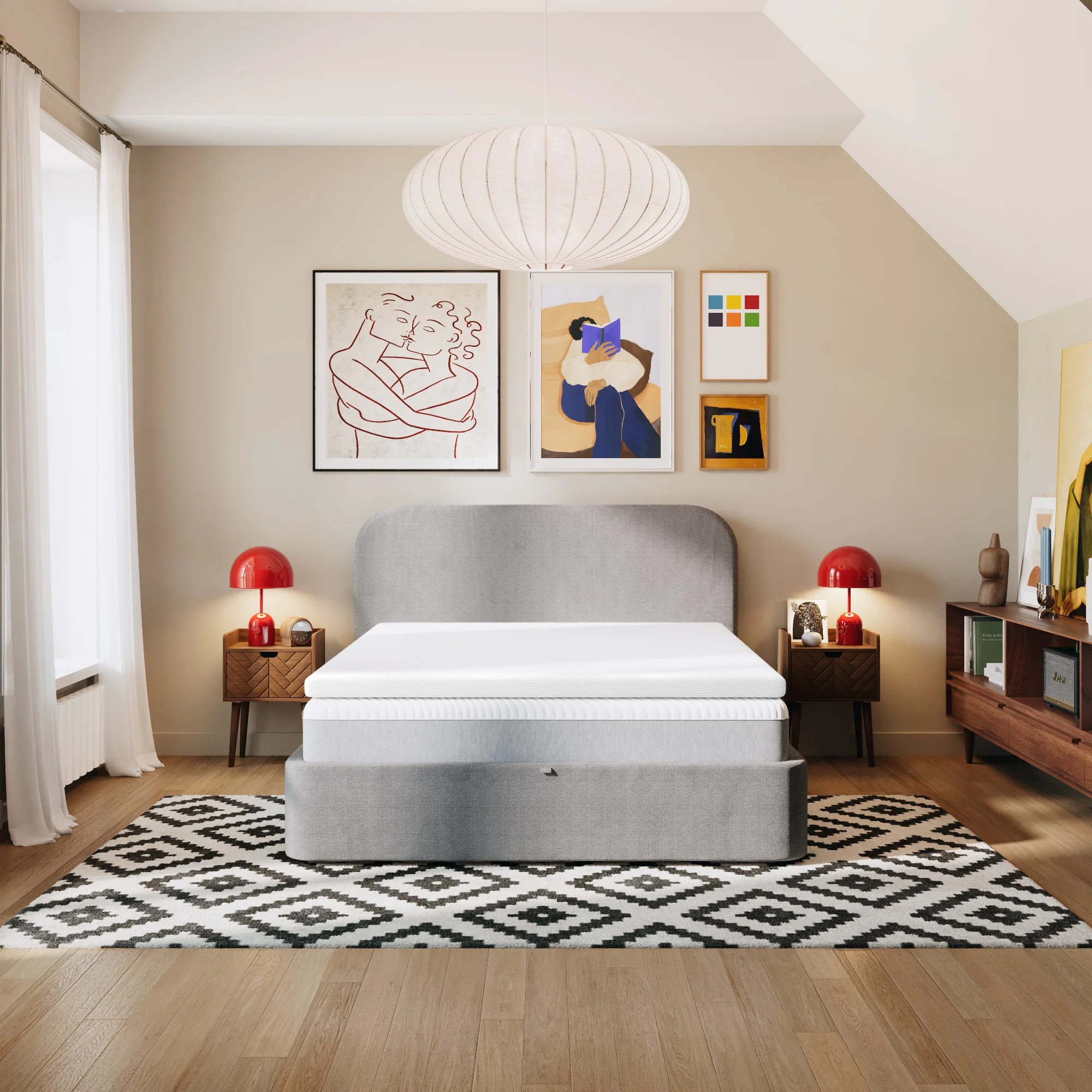 Surmatelas 120 x 190 cm