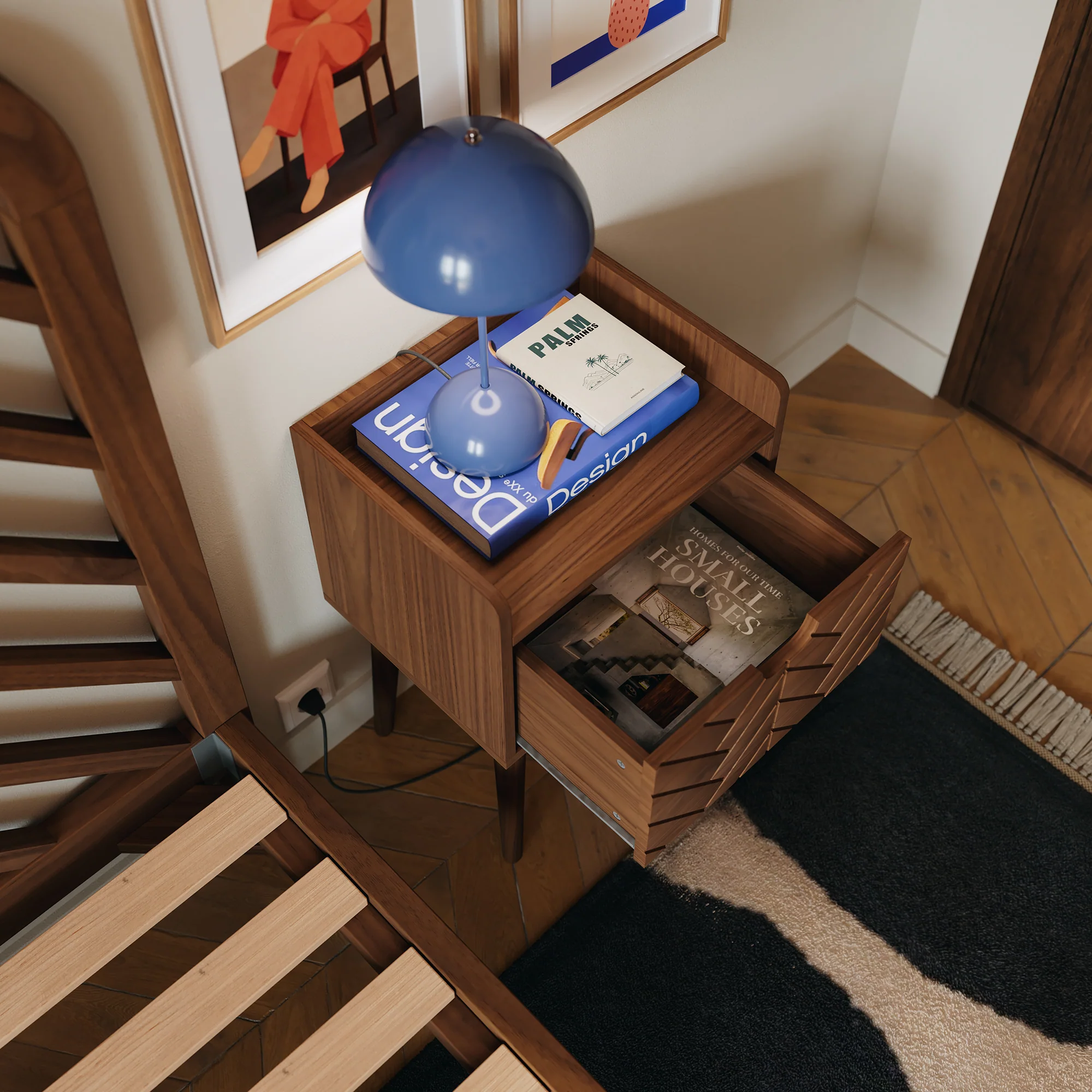 Table de chevet bois Alba - Image 17